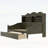 Twin Daybed With Storage Drawers,Wooden Headboard Shelving-1145838514