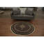Tapis rond noir Luxury Luxury