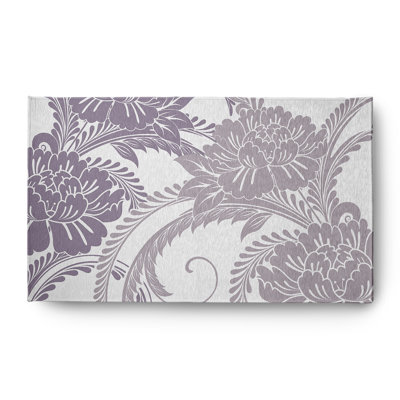 Chenille Floral Indoor / Outdoor Rug