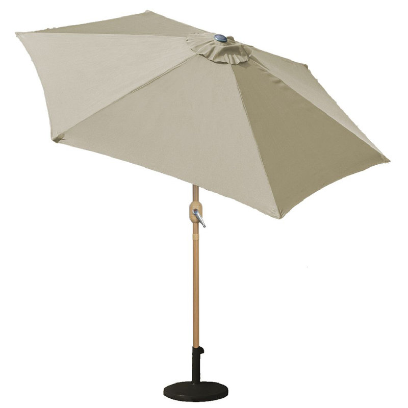 14cm Tilt Balcony Parasol, Beige