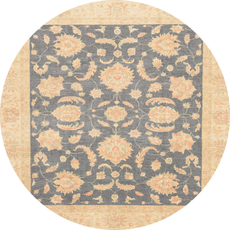 Tapis abstrait moderne 3830, Rond 4 pi