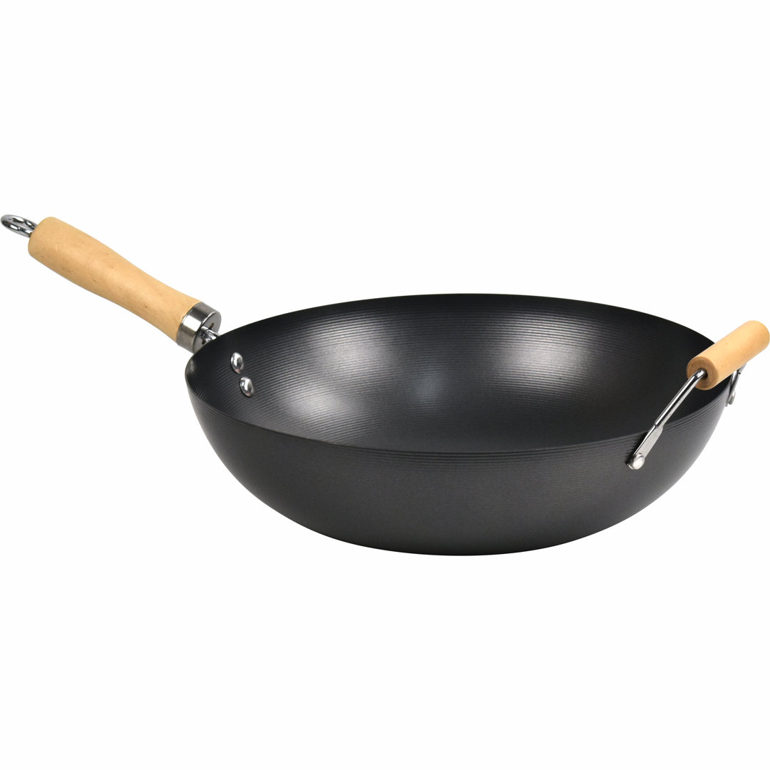 32 cm Antihaft-Wok Sefer aus Karbonstahl