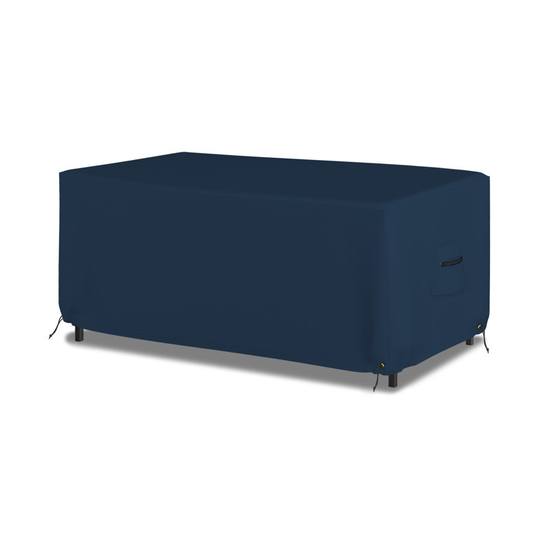 Outdoor Patio Table Cover, 61cm H x 274.3cm W x 127cm D, Blue