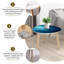 Ensemble de 2 tables basses gigognes Triangle