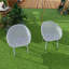Chaise d'appoint d'intérieur / extérieur (ensemble de 2)-114219534