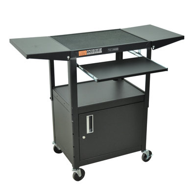 SteelCart Compact Computer Workstation AV Cart