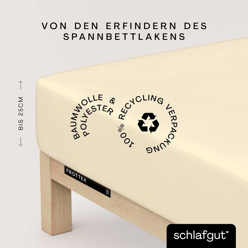 Frottee Spannbettlaken Frottex 100% Baumwolle, Yellow Light, L 140 x 220cm - 160 x 220cm