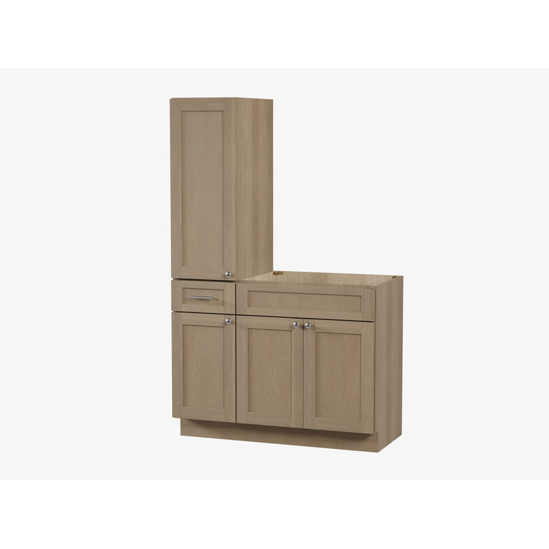 Meuble-lavabo simple 45 po Disar, Chêne naturel
