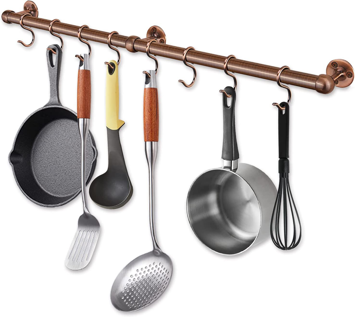 Rebrilliant Metal Straight Wall Mounted Pot Rack & Reviews