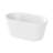 Iris 54" x 30" Freestanding Soaking Acrylic Bathtub-87114426