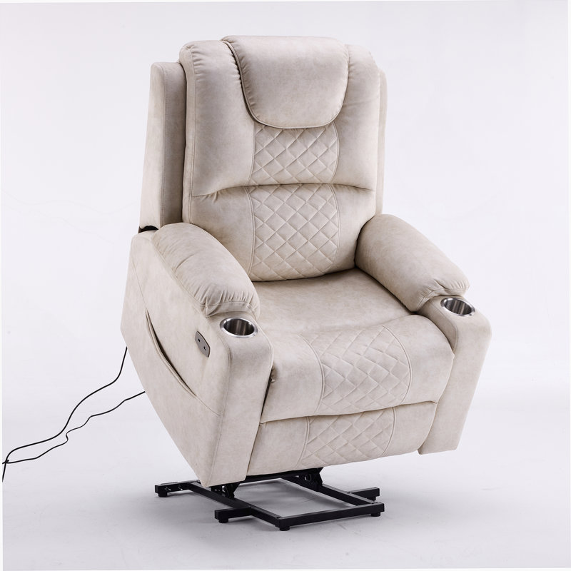 Fauteuil inclinable Power Lift, Blanc crémeux