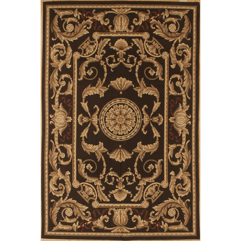 Tapis unique Aubusson 6 x 9 Modren