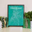 Chiang Mai City Map - No Frame Print-1287443075
