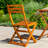 3-Piece Eucalyptus Bistro Set, Square, Natural Oil-106660872