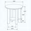 Ensemble de tables basses 2 pièces Traditional-129866736-129866737
