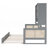 Wooden Daybed With Twin Size Trundle, And All-In-One Cabinet And Shelf-1153309263
