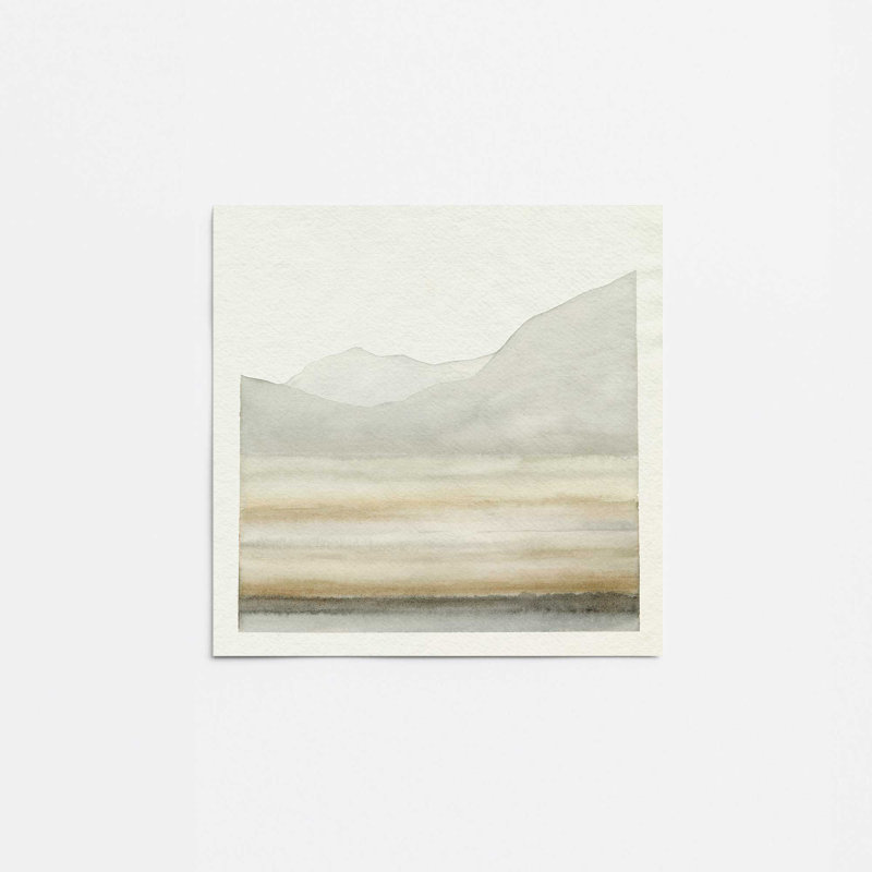 «Whispering Ridge Silhouette II», reproduction sur toile, Sans cadre, H 12 po x l 16 po