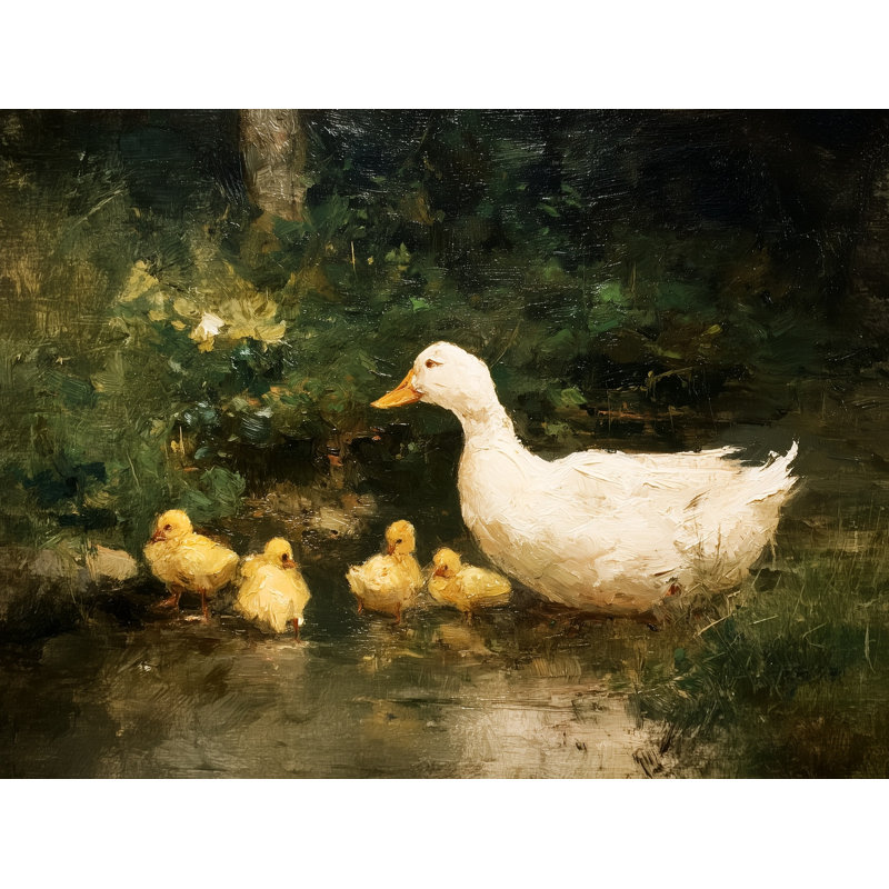 Ducklings Ducklings, Non tissé, 120 po x 96 po