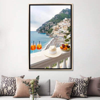 La Dolce Vita Positano - reproduction d'art murale encadrée
