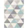Arden Power Loom Teal/Grey Rug