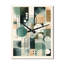Horloge murale verte et noire Minimalisme Quiet Profondeurs I - Minimalisme-237148065