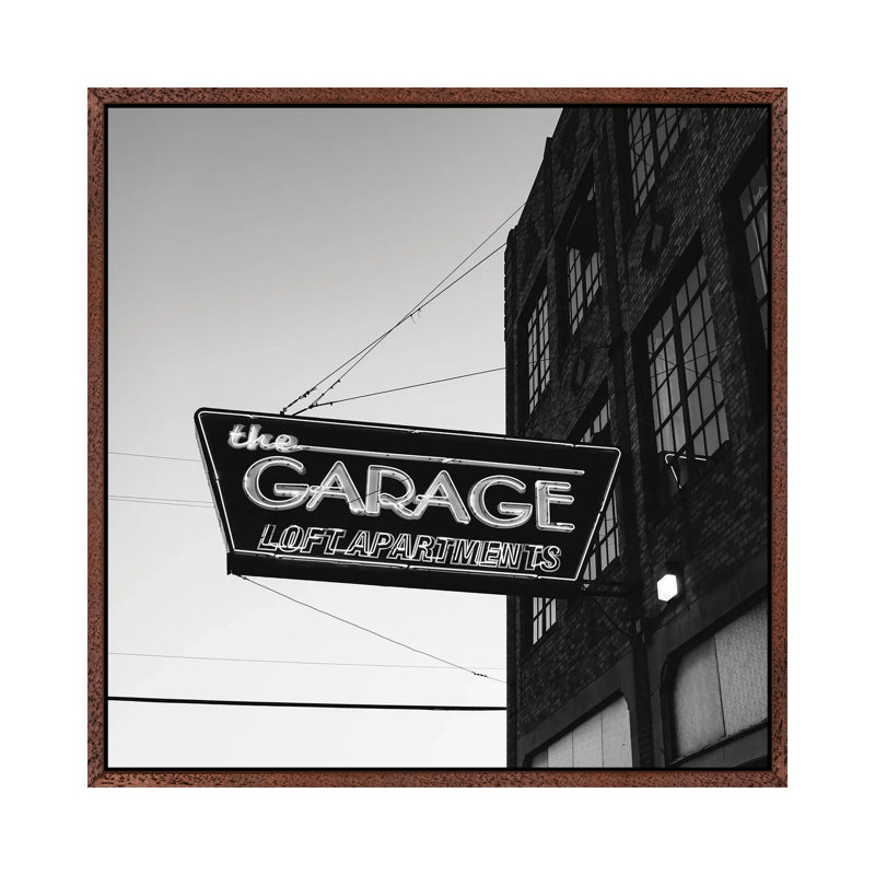 Downtown Okc II by Bethany Young - Print on Canvas, 66.04cm H x 66.04cm W x 3.81cm D, Classic Brown Wood Framed