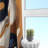 Modern Abstract Lined Window Curtains