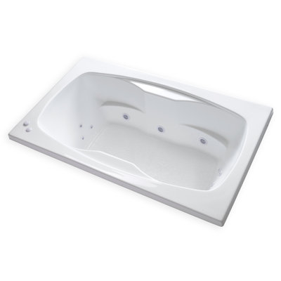 72'' x 42'' Drop-In Whirlpool Acrylic Bathtub