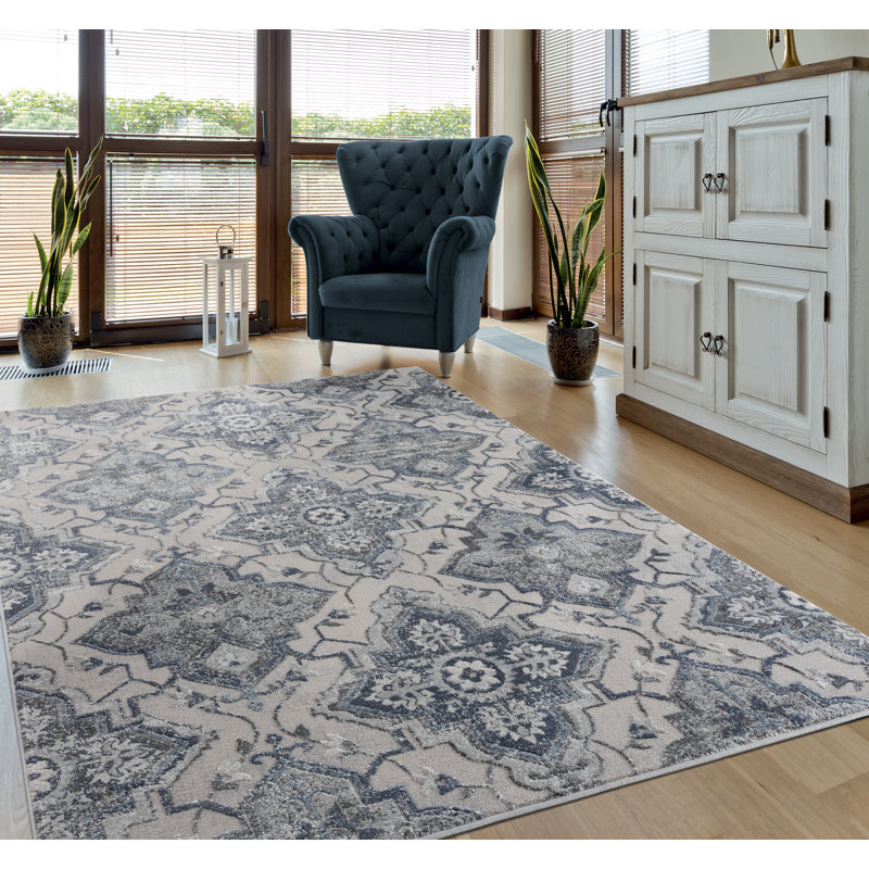 Askov Floral Indoor Rug, Rectangle 9' x 12'