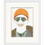 Retro Portrait 4 Print by Mat Sanders