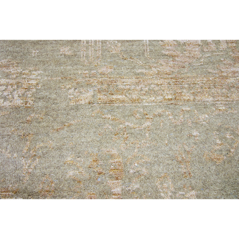 Oriental Area Rug in Gold, Rectangle 8' x 10'