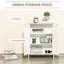 Armoire de rangement spacieuse à deux portes avec 2 tablettes réglables, parfaite pour organiser et décorer n'importe quelle pièce