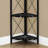 Bookshelf, Bookcase, Etagere, Corner, 4 Tier, 60"H, Office, Bedroom, Laminate, Metal, Contemporary, Modern-1292707934