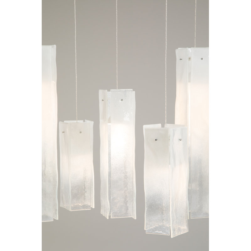 7 - Light LED Pendant, 7, Fading White