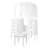 Antique Makeup Vanity Desk With Triple Mirror, 6-Drawer Dressing Table Set Including Stool, Full Length Mirror For Bedroom Dressing Room, White