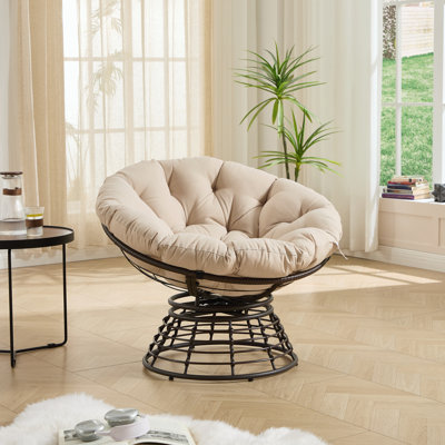 Comfortable Ergonomic Wicker Papasan Chair