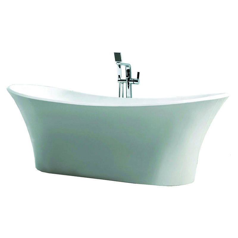 Baignoire de trempage autoportante 70,875" x 31,5" poupée