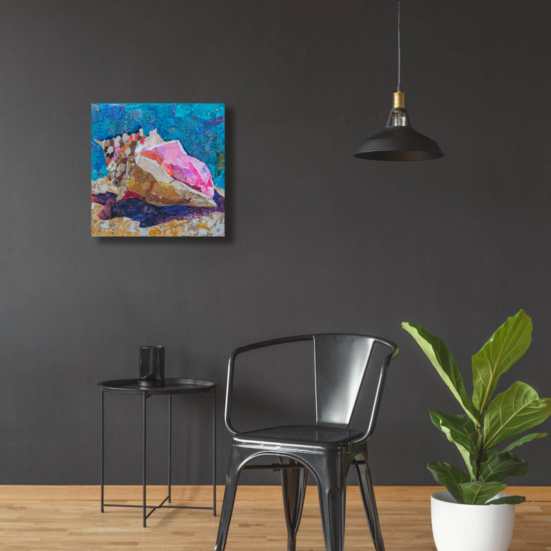 «Conch» par St. Hilaire Elizabeth, H 24 po x l 24 po x P 0,2 po
