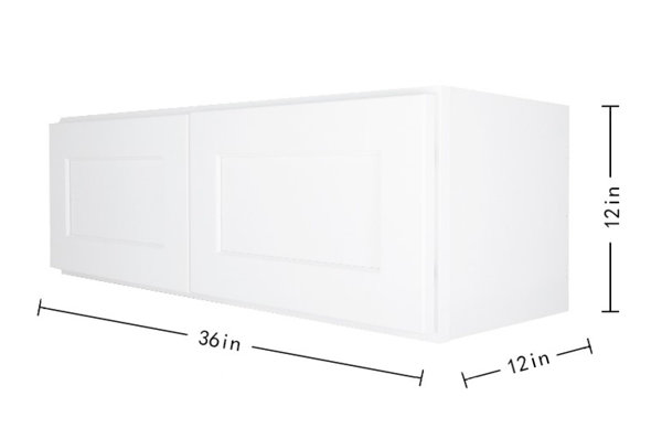 9'' W Painted Plywood Standard Wall Cabinet Ready-to-Assemble