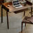 Light luxury black walnut desk chair