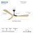 Bridge 60" Led Smart Ceiling Fan-116794766-116794764