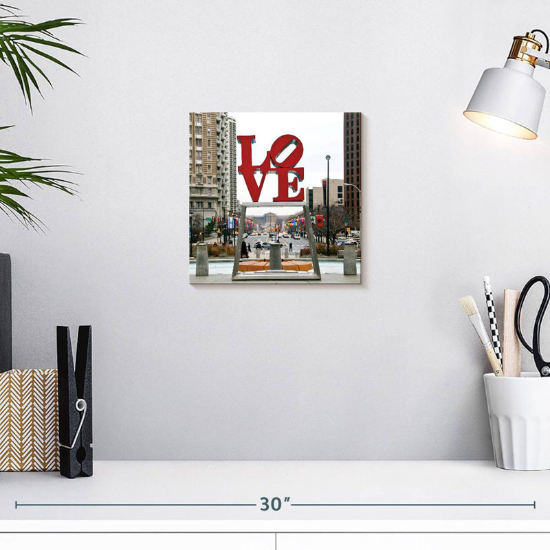 Amour - couleur, H 10 po x l 10 po