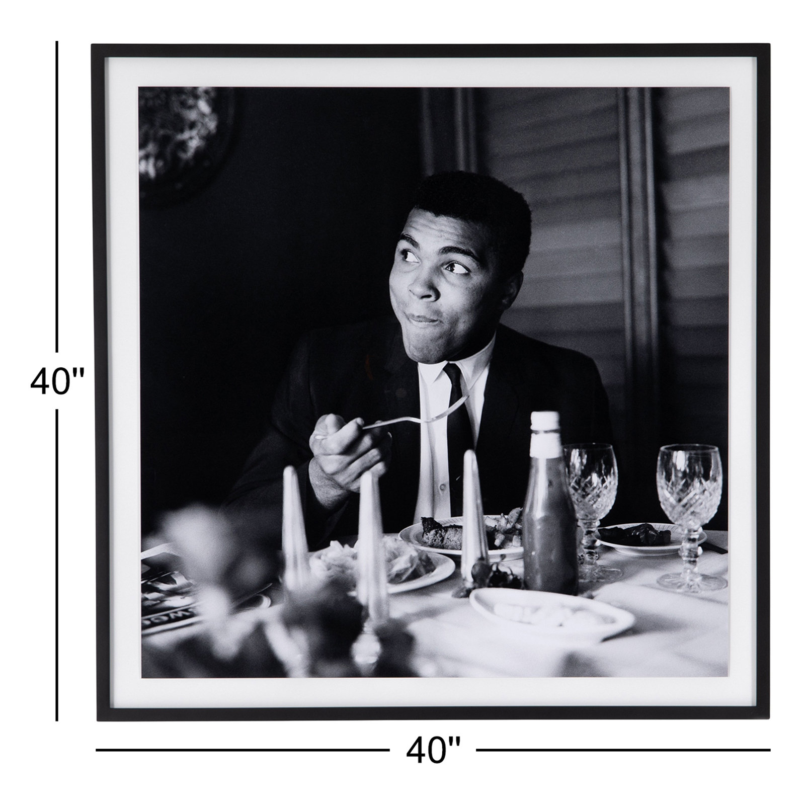 Muhammad Ali by Getty Images, 40" H x 40" W x 0.8" D