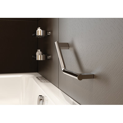 Sherilyn Metal Drill & Screw Mount Grab Bar
