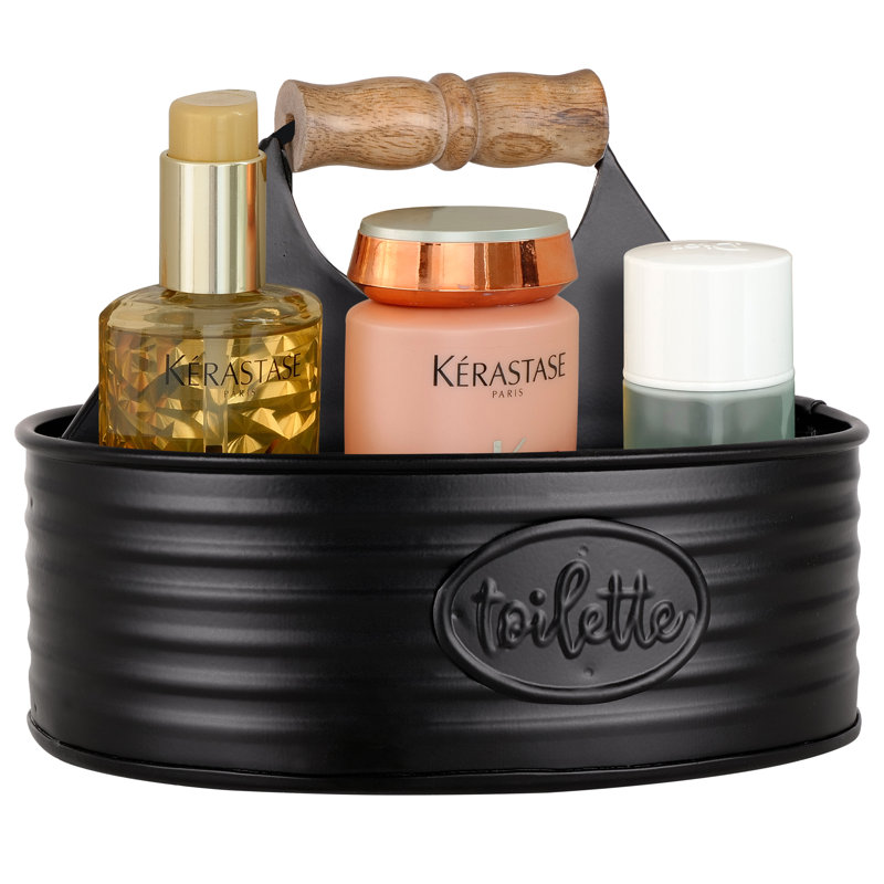 Barsha Bathroom Storage Container, Black