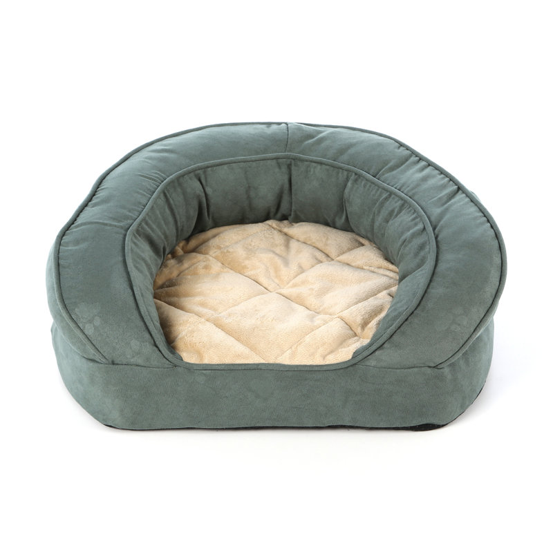 Lit-lit pour chien deluxe ortho, Petit (l 20 po x P 20 po x H 8 po), Vert