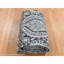 Tapis gris nouvel âge en soie 9 pi x 12 pi 2 po Weinrich