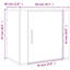 Jasemin 50cm W Manufactured Wood Bedside Table-1819040098