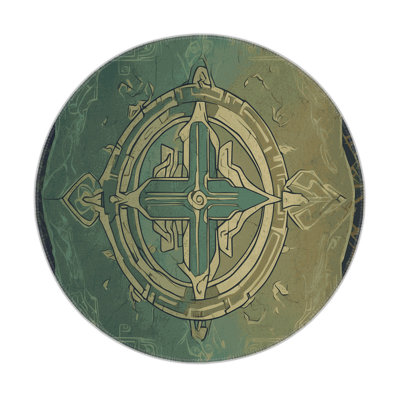 Divine Compass Indoor And Outdoor Area Rug