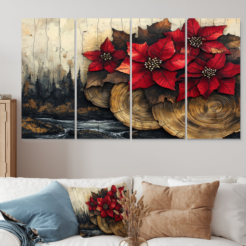 Blakeslee - Art - Pour le salon, 4, 28" H x 48" W